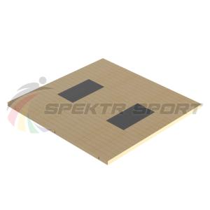 Купить Помост тяжелоатлетический 3х3х0,1м, рез. амортизаторы 1х0,5х0,04м в Западнаядвине 
