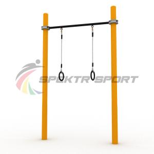 Купить Турник классический для занятий Воркаут с кольцами SP WRK-07 + Rings_76mm в Западнаядвине 